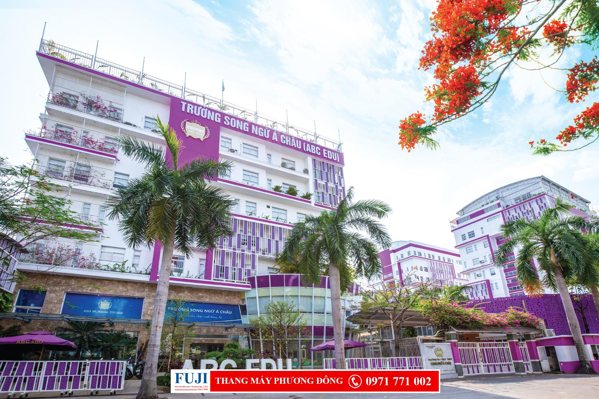 Lắp Đặt 02 Thang Máy 1150kg Tại Trường Song Ngữ Á Châu Đồng Nai