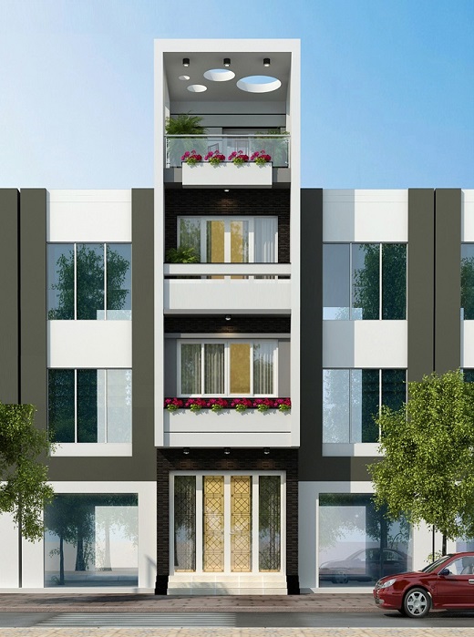 thang máy cho nhà 4 tầng